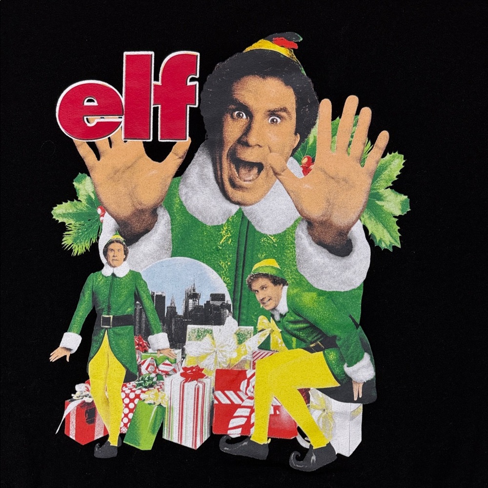 ELF Black Graphic Sweatshirt XXL EUC SKU1491